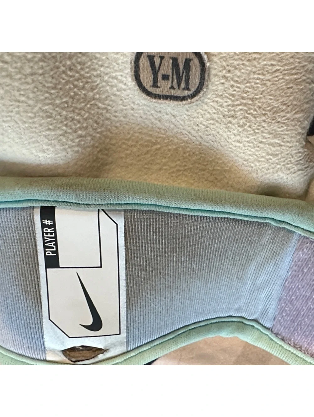 Nike Kids' Mint and Purple Sports Gloves Green Purple Size Youth Med